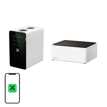 Laser Engravers - Gravură laser 2 în 1 xTool M1 10W + Absorbitor de fum xTool SafetyPro™ AP2