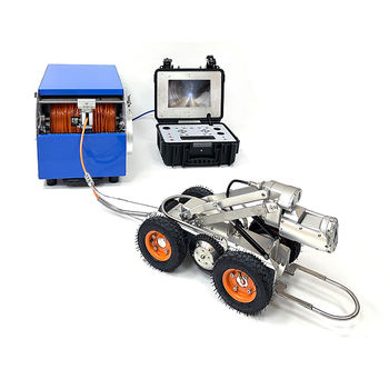 Pipeline Inspection Robots - GT108AA Pipe Inspection Robot | PTZ Full HD Camera, IP68, 360° Rotation, 150m Cable