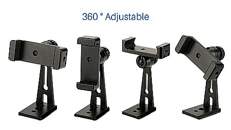 Holder rotativ ajustabil din aluminiu pentru telefoane ST-04 [3]