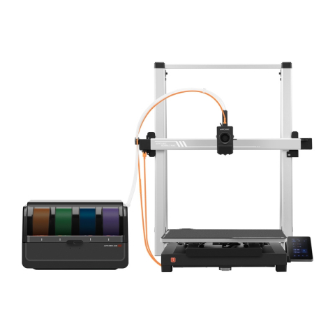 3D printers - Anycubic Kobra 3 Max 3D Printer with ACE Pro Module – 420×420×500mm Build Volume, 600mm/s Speed, LeviQ 3.0 Auto-Leveling, Wi-Fi, Multicolor Printing