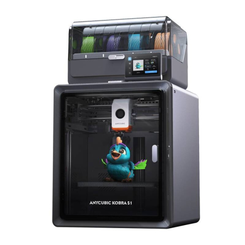 Imprimantă 3D Anycubic Kobra 3S – Volum 250×250×250 mm, Viteză 600 mm/s, Nivelare Automată, Cameră Încălzită 120°C, Duza 320°C [2]