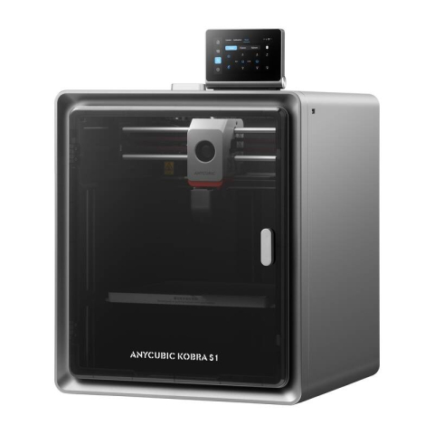 Imprimantă 3D Anycubic Kobra 3S – Volum 250×250×250 mm, Viteză 600 mm/s, Nivelare Automată, Cameră Încălzită 120°C, Duza 320°C [3]