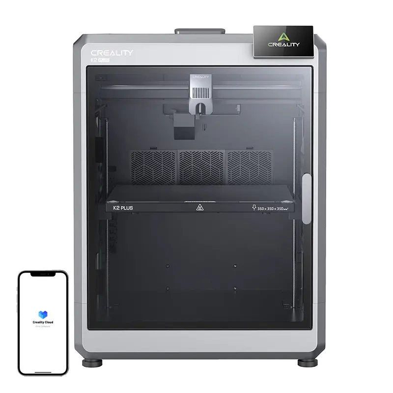 Imprimantă 3D Creality K2 Plus, FDM, Volum 350x350x350 mm, 600 mm/s, AI Camera, Nivelare Automată, Wi-Fi Dual Band [5]