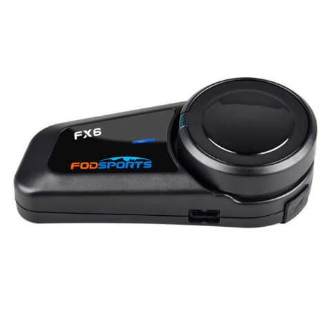 Intercom de motocicletă Fodsports FX6, Bluetooth 5.0, rază 1000m, conectare 6 utilizatori, rezistent la apă IP65 [3]