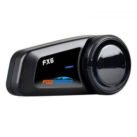 Intercom de motocicletă Fodsports FX6, Bluetooth 5.0, rază 1000m, conectare 6 utilizatori, rezistent la apă IP65 [1]