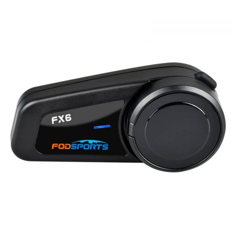 Intercom de motocicletă Fodsports FX6, Bluetooth 5.0, rază 1000m, conectare 6 utilizatori, rezistent la apă IP65 [2]