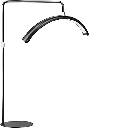 Professional Lamps for Video Shooting - Professional crescent LED lamp, Power 50W, 3600LM, 320 LEDs, adjustable height, Black