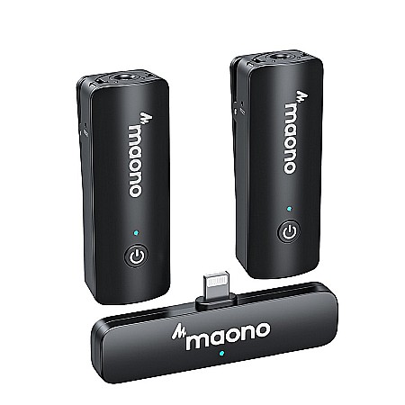 Lavaliere - Lavaliera wireless dubla Maono WM600 B2, Sistem cu mufa Lightning