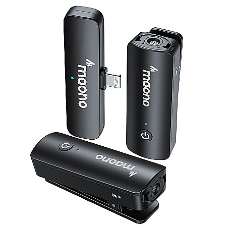 Lavaliera wireless dubla Maono WM600 B2, Sistem cu mufa Lightning [1]