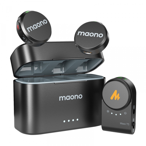 Maono WM650 A2 – Microfon Wireless Profesional Dual, 2.4GHz, ENC, Audio 48kHz/24bit, 300m, 30h Autonomie [2]