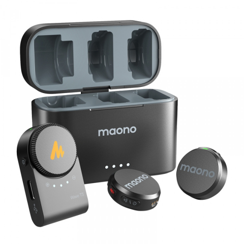 Photo & video accessories - Maono WM650 A2 – Professional Dual Wireless Lavalier Mic, 2.4GHz, ENC, 48kHz/24bit, 300m Range, 30h Battery
