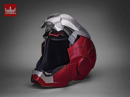 Masca motorizata Iron Man MK5 1:1 cu comanda vocala, deschidere one touch, mod lupta [7]