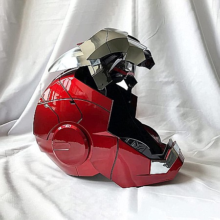 Masca motorizata Iron Man MK5 1:1 cu comanda vocala, deschidere one touch, mod lupta [3]