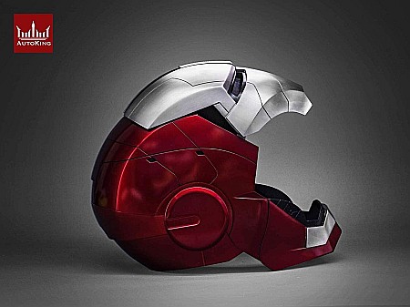Masca motorizata Iron Man MK5 1:1 cu comanda vocala, deschidere one touch, mod lupta [5]
