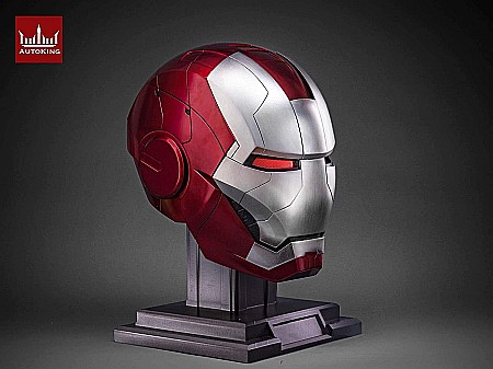 Masca motorizata Iron Man MK5 1:1 cu comanda vocala, deschidere one touch, mod lupta [8]