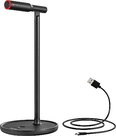 Podcast, Gaming, Vlog - Microfon Boya BY-CM1, cardioid cu USB pentru Gaming, Streaming, Podcast