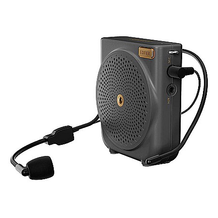 Over-head - Microfon cu amplificator de voce portabil, Edifier MF3, negru
