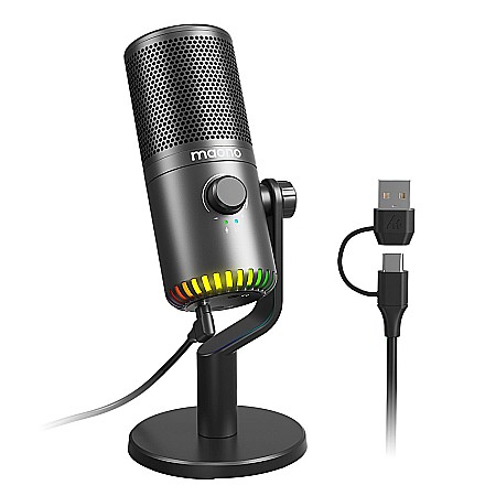 Microfon Gaming Maono DM30 cu lumini RGB programabile, USB [3]