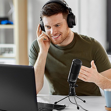 Microfon gaming Maono PM461TR, 192KHZ/24BIT, pentru streaming live, USB [7]