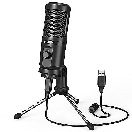 podcasts - Maono PM461TR gaming microphone, 192KHZ/24BIT, for live streaming, USB