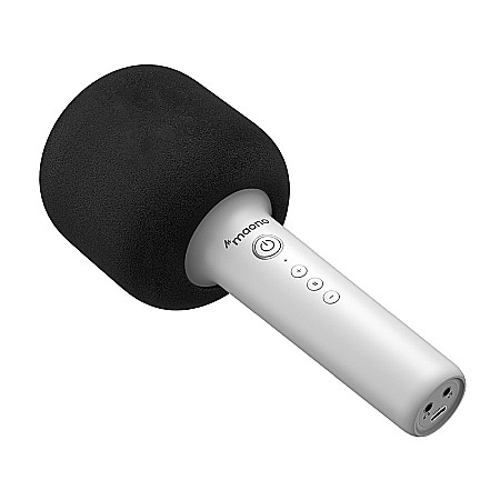 Microfon karaoke Maono MKP100, Bluetooth, Difuzor, Baterie, Efecte voce, Alb [1]