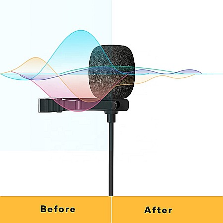Microfon Lavaliera Stereo, Maono AU100, Omnidirectional [3]