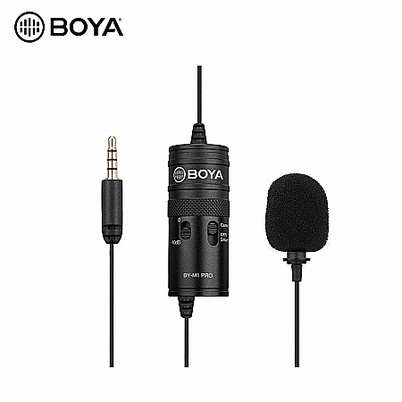 LAVALIER - Omnidirectional Stereo Lavalier Microphone, Boya BY-M1 Pro