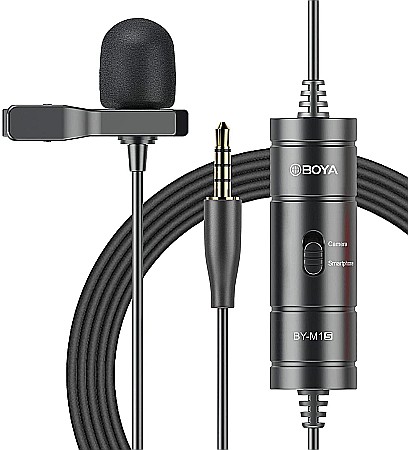 Microfon Lavaliera Stereo, Omnidirectionala, Boya BY-M1S [1]