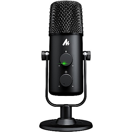 Microfon profesional cardioid omnidirectional Maono AU-903, monitorizare cu latenta zero, pentru gaming, podcast, streaming [1]