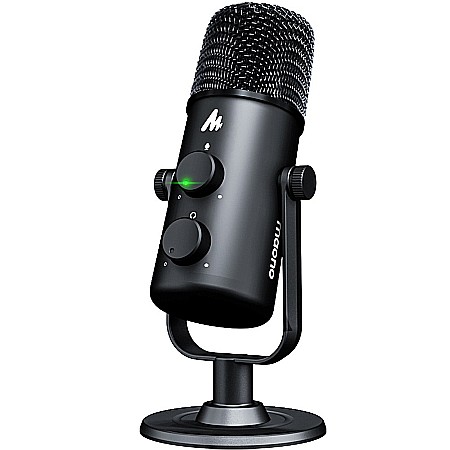 podcasts - Professional cardioid omnidirectional microphone Maono AU-903, monitoring with zero latency, for gaming, podcast, streaming