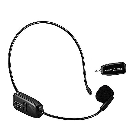 Karaoke - Wireless microphone Xiaokoa N80 Over-head type, 2.4G, black
