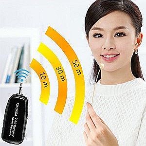 Microfon wireless Xiaokoa N80B tip casca, 2.4G, negru [3]
