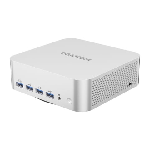 Mini PC & NUC - Mini PC GEEKOM A8 Max – Ryzen 9 8945HS, Radeon 780M, 32GB DDR5, SSD 2TB, Wi-Fi 6E, Windows 11 Pro