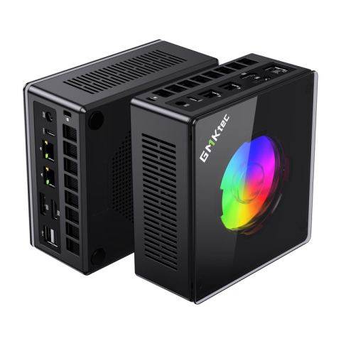 Mini PC & NUC - Mini PC GMKtec K11 – AMD Ryzen 9 8945HS, 32GB RAM DDR5, SSD 1TB, Dual LAN 2.5G, Windows 11 Pro