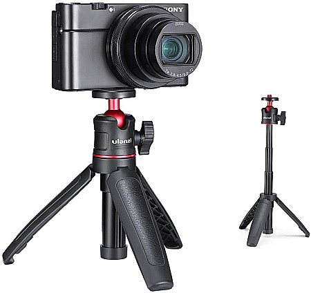 Mini trepied Ulanzi MT-08 cu filet si selfie stick pentru camere si telefoane [5]