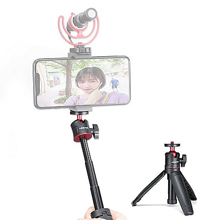 Mini trepied Ulanzi MT-08 cu filet si selfie stick pentru camere si telefoane [6]