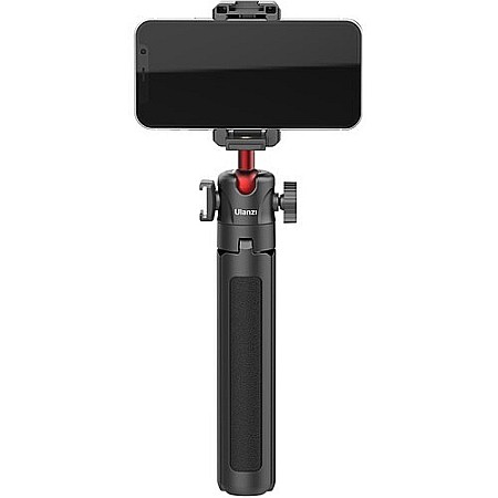 Mini trepied Ulanzi MT-41 cu suport telefon, filet 1/4, coldshoe, selfie stick si trepied pentru camere si telefoane [2]