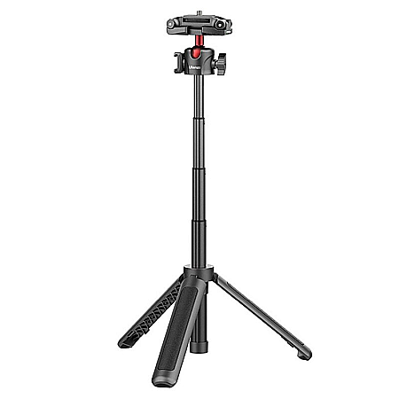 Mini trepied Ulanzi MT-41 cu suport telefon, filet 1/4, coldshoe, selfie stick si trepied pentru camere si telefoane [3]