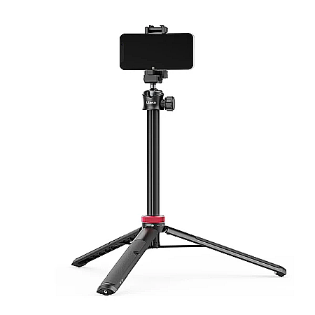 Mini trepied Ulanzi MT-44 cu suport telefon, 102 cm, filet 1/4, coldshoe, selfie stick si trepied pentru camere si telefoane [3]