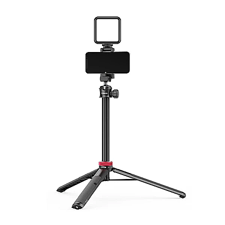 Mini trepied Ulanzi MT-44 cu suport telefon, 102 cm, filet 1/4, coldshoe, selfie stick si trepied pentru camere si telefoane [4]