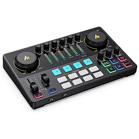 Maono AME2 professional mixer, portable audio production studio for podcast, live streaming [2]