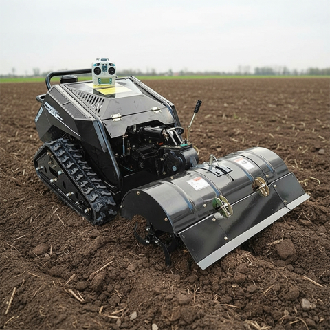 Motocultor multifuncțional pe șenile MDE1102-70 cu freză rotativă [3]
