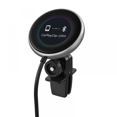 Accesorii Auto - Ottocast N91-C – Adaptor Wireless pentru CarPlay și Android Auto cu Ecran Digital și Difuzor de Parfum