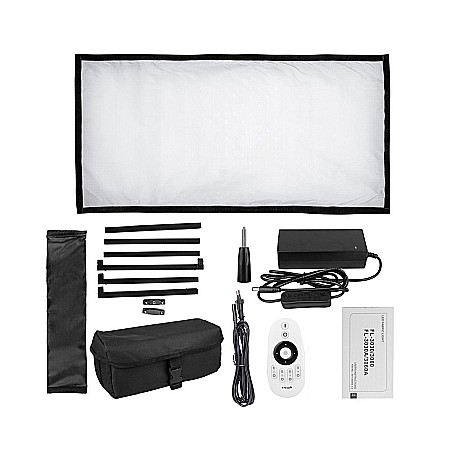 Panou LED Flexibil Profesional Travor FL3060 – 448 LED-uri, 85W, 8000LM, CRI 95+, 5500K pentru Filmări și Fotografie [4]