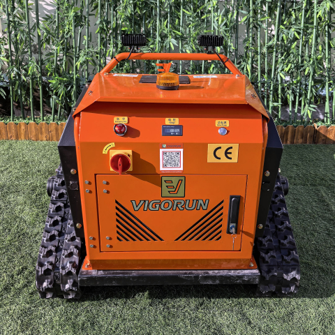 Robot de Tuns Iarbă MTSK1000 cu Tocător cu Ciocane 1000mm – Motor Loncin 27CP, Telecomandă 200m, Pantă 35° [7]