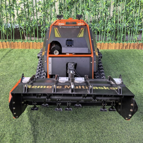 Robot de Tuns Iarbă MTSK1000 cu Tocător cu Ciocane 1000mm – Motor Loncin 27CP, Telecomandă 200m, Pantă 35° [3]