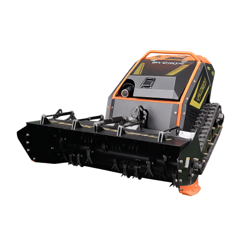 Lawn Mowing Robots - MTSK1000 Lawn Mower Robot with 1000mm Y-Blade Flail – Loncin 27HP, Remote 200m, 35° Slope