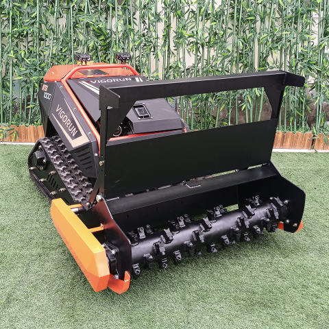 Robot de Tuns Iarbă MTSK1000 cu Tocător Forestier 1000mm – Motor Loncin 27CP, Telecomandă 200m, Pantă 35° [3]