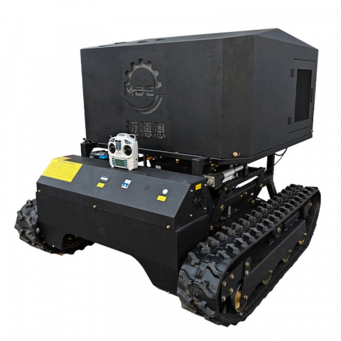 Robot de Tuns Iarbă Profesional MDE810-130A – Motor Briggs & Stratton 27CP SUA, Lățime Tăiere 1300mm, Șenile Crawler, Control 200m, Pantă Max 60°, Ideal pentru Vegetație Densă și Parcuri Fotovoltaice [4]