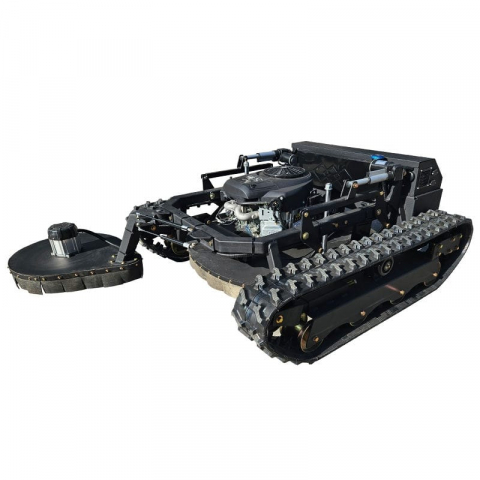 Robot de Tuns Iarbă Profesional MDE810-130A – Motor Briggs & Stratton 27CP SUA, Lățime Tăiere 1300mm, Șenile Crawler, Control 200m, Pantă Max 60°, Ideal pentru Vegetație Densă și Parcuri Fotovoltaice [6]